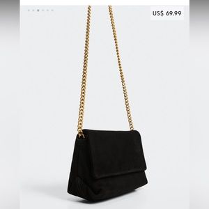 Mango Chain Suede Bag (retail $69)